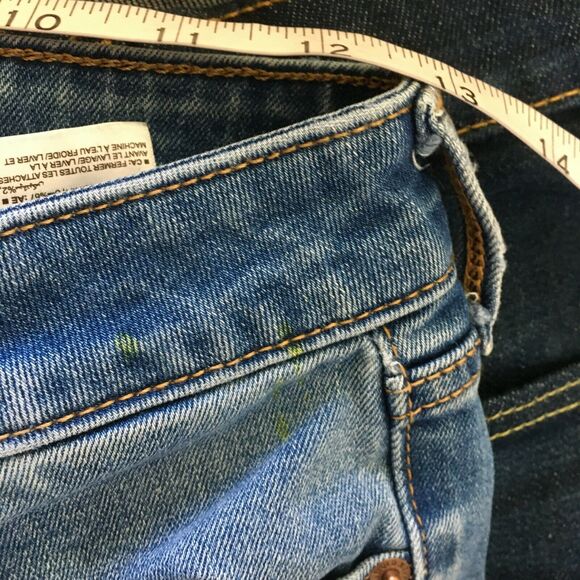 Old Navy Jeans Womens Sz 0 Light Wash Mid Rise Kicker Boot Cut Pocket Stretch - Picture 8 of 11